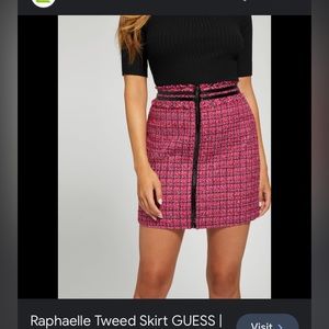 GUESS Raphaelle tweed skirt